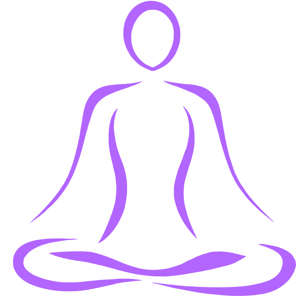 Icono de yoga, representando la práctica de posturas y meditación para el bienestar físico y mental.