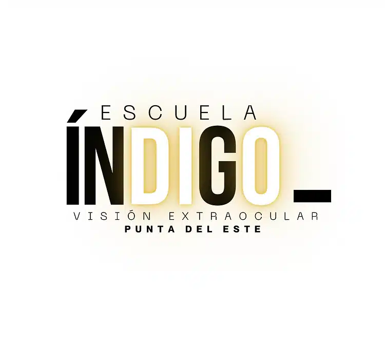 Logo de la Escuela Índigo, simbolizando el desarrollo de capacidades extrasensoriales y la conexión con la intuición.